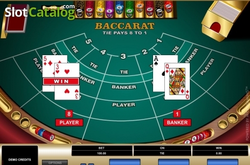 Скрин4. Baccarat (Microgaming) слот