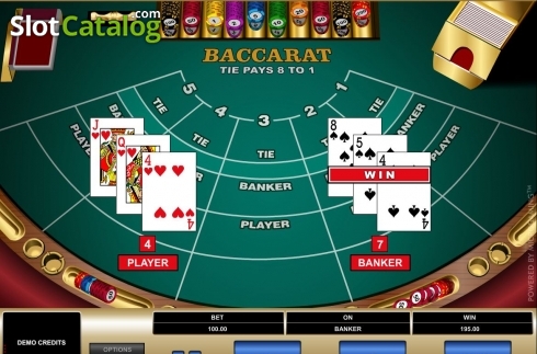 Скрин5. Baccarat (Microgaming) слот