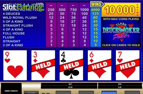 Скрин3. Deuces & Joker (Microgaming) слот