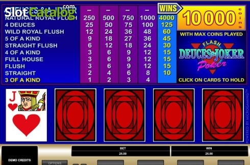 Скрин5. Deuces & Joker (Microgaming) слот