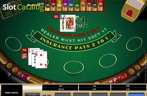 Скрин4. Spanish 21 Blackjack (Microgaming) слот