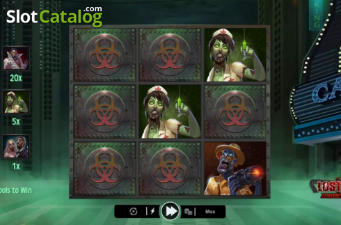 Скрин4. Lost Vegas Zombie Scratch слот