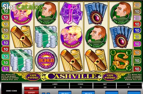 Скрин3. Cashville слот