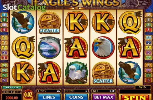 Скрин4. Eagle's Wings слот
