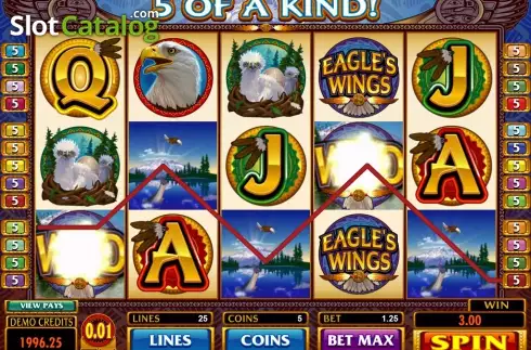 Скрин5. Eagle's Wings слот