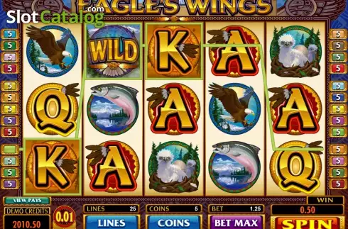 Скрин6. Eagle's Wings слот