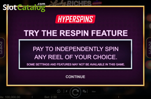 Скрин2. Lucky Riches Hyperspins слот