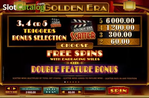 Скрин2. Golden Era (Microgaming) слот