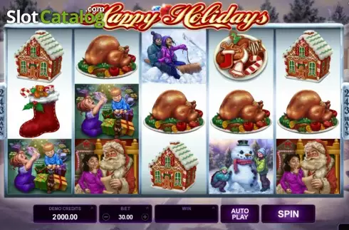 Скрин6. Happy Holidays (Games Global) слот