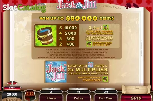 Скрин2. Jack & Jill слот