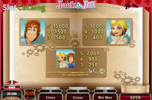 Скрин3. Jack & Jill слот
