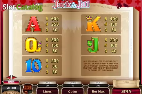 Скрин5. Jack & Jill слот