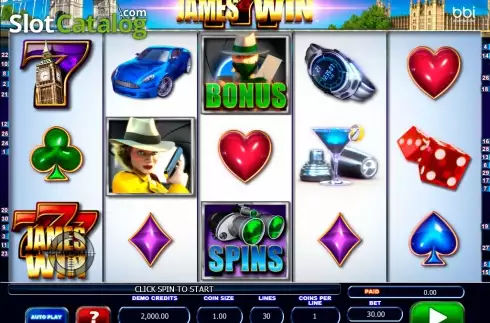 Скрин8. James Win слот