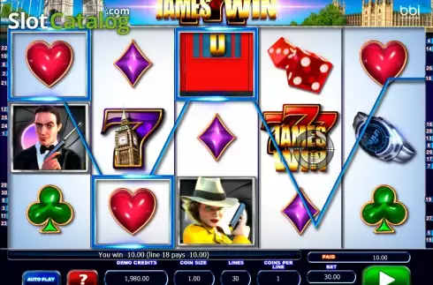 Скрин9. James Win слот