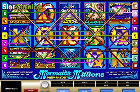 Скрин3. Mermaid's Millions (Games Global) слот