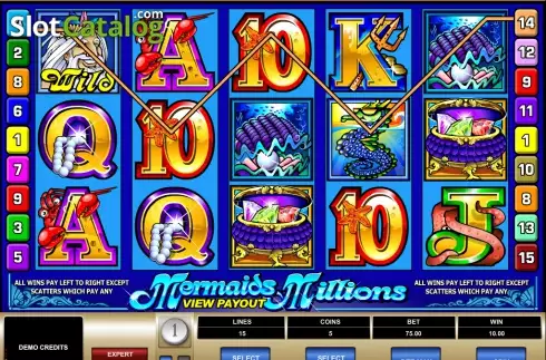 Скрин4. Mermaid's Millions (Games Global) слот