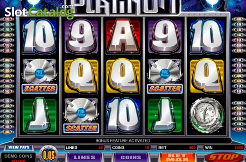 Скрин6. Pure Platinum слот