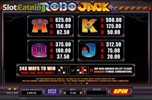 Скрин6. Robo Jack слот