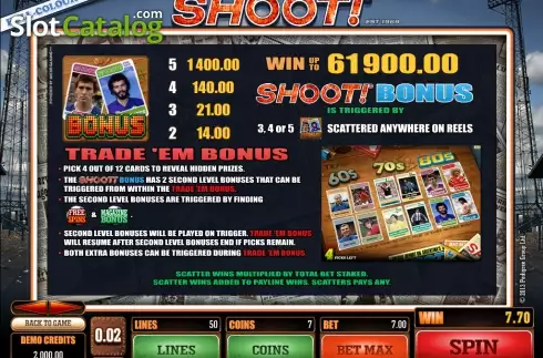 Скрин2. Shoot! слот