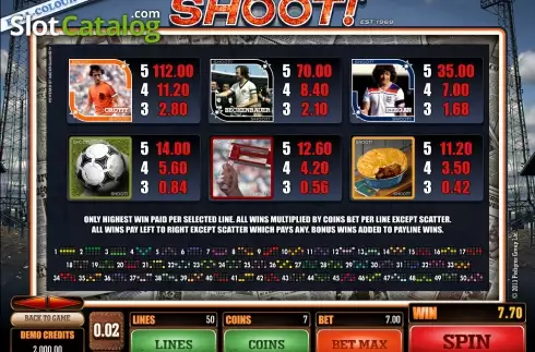 Скрин5. Shoot! слот
