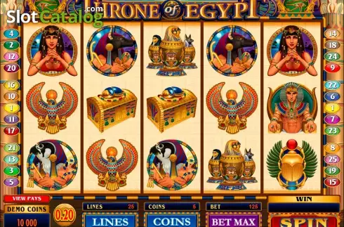 Скрин7. Throne of Egypt слот