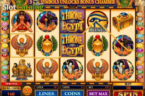 Скрин8. Throne of Egypt слот