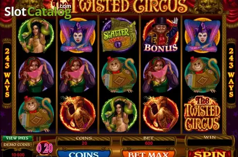 Скрин5. The Twisted Circus слот