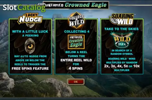 Скрин2. Untamed Crowned Eagle слот