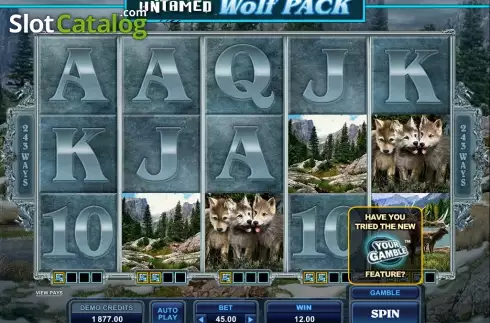 Скрин9. Untamed Wolf Pack слот