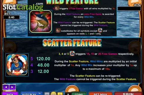 Скрин2. Wild Catch (Microgaming) слот