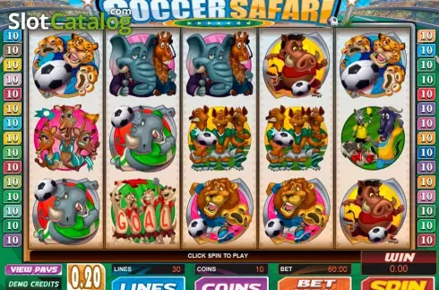 Скрин6. Soccer Safari слот