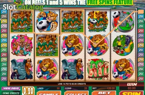 Скрин8. Soccer Safari слот
