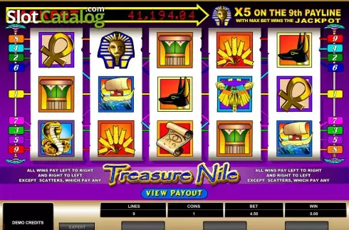 Скрин3. Treasure Nile слот