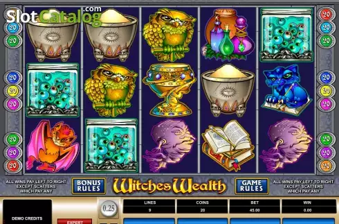 Скрин4. Witches Wealth слот