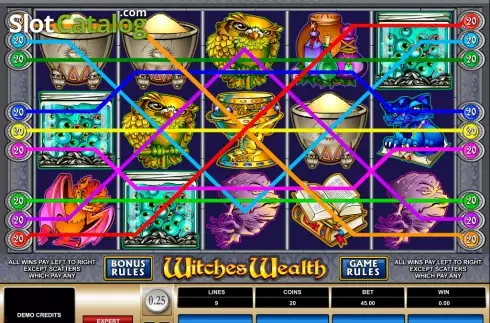 Скрин5. Witches Wealth слот