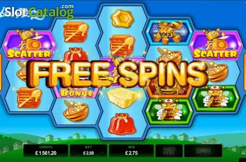 Скрин7. Pollen Party Online Slot слот