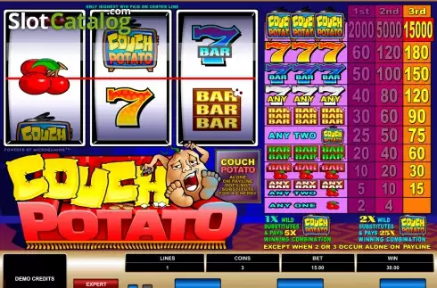 Скрин3. Couch Potato (Games Global) слот
