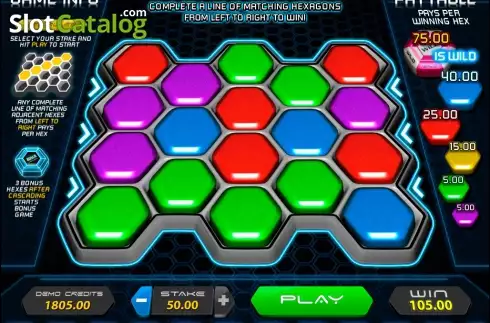 Скрин4. Hexaline слот