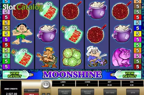 Скрин4. Moonshine (Microgaming) слот