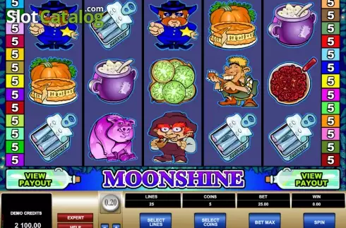 Скрин7. Moonshine (Microgaming) слот
