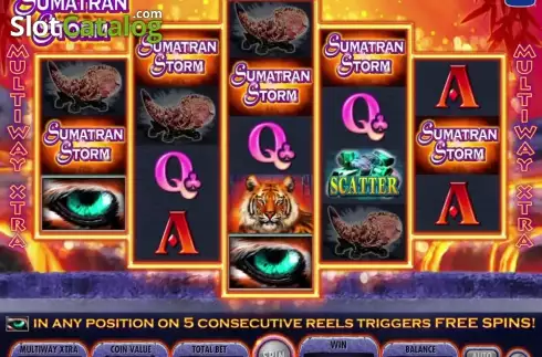 Скрин8. Sumatran Storm слот