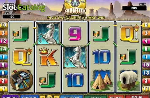Скрин2. Western Frontier слот
