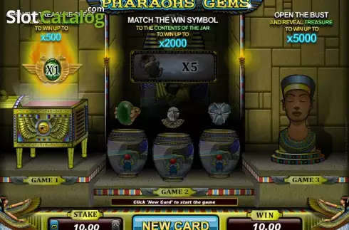 Скрин4. Pharaoh's Gems слот