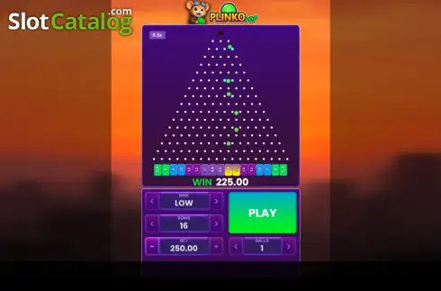 Скрин2. Plinko Pop (Microgaming) слот
