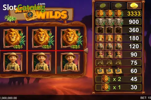 Скрин2. African Wilds слот