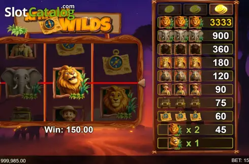 Скрин3. African Wilds слот