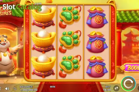 Скрин2. Tiger's Treasures слот