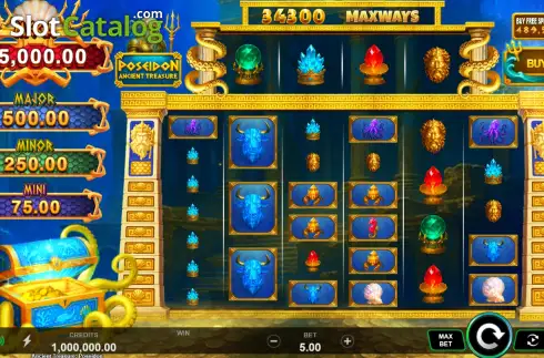 Скрин2. Ancient Treasure: Poseidon слот
