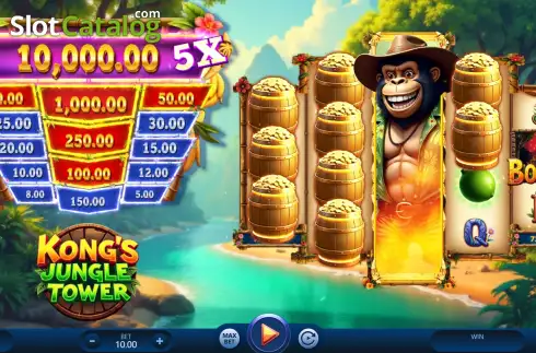 Скрин2. Kong's Jungle Tower слот