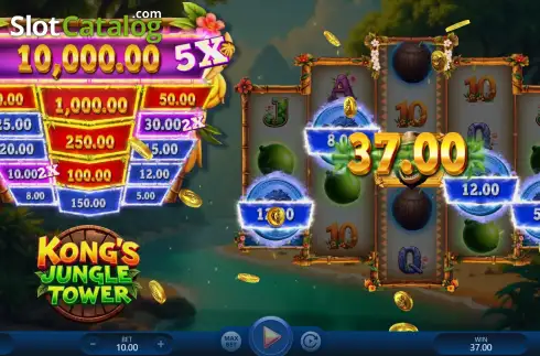 Скрин3. Kong's Jungle Tower слот